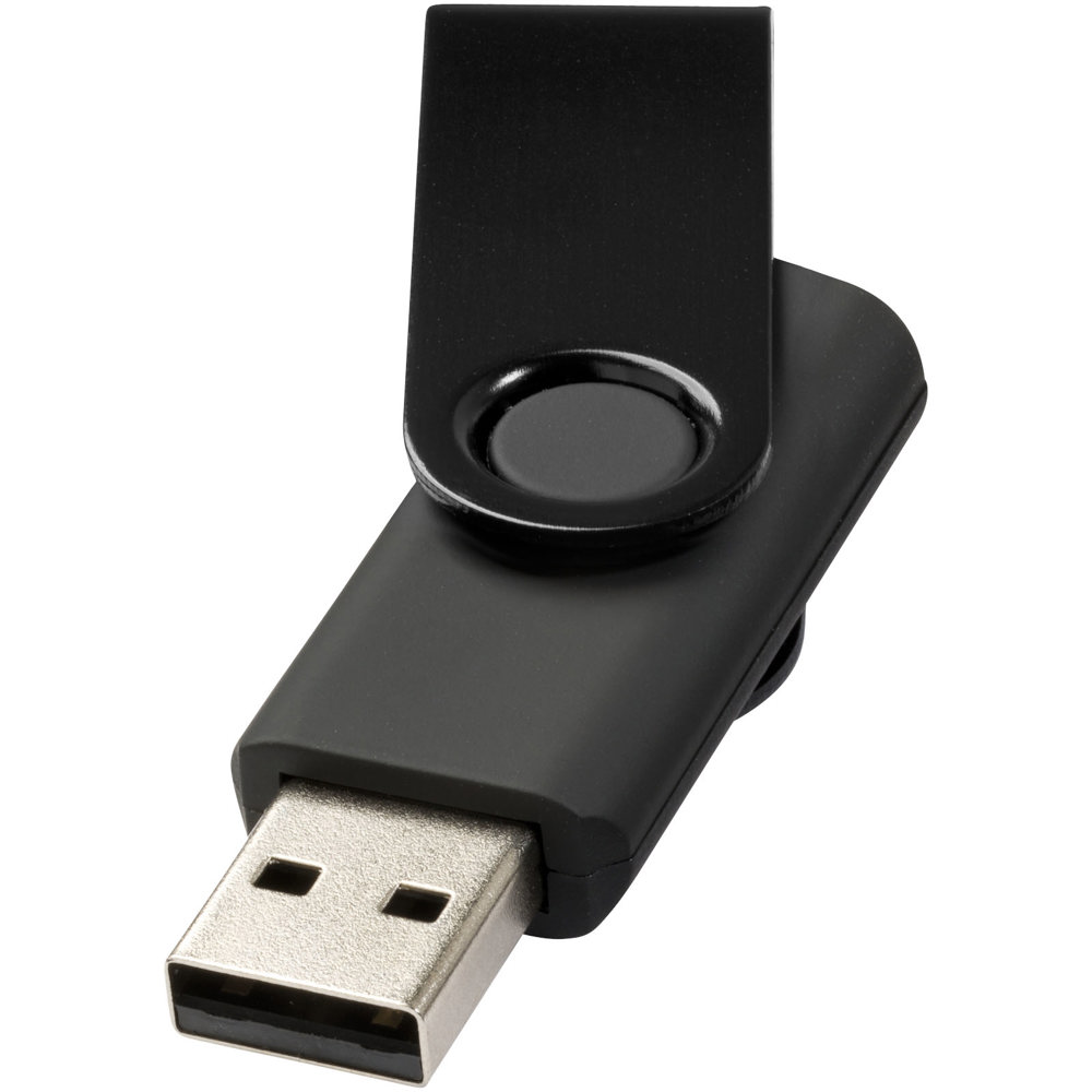Rotate-metallic USB 4GB - voor bedrijven en relatiegeschenken