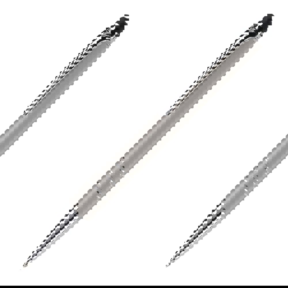 Balpen stylus metaal - voor bedrijven en relatiegeschenken - Zilver