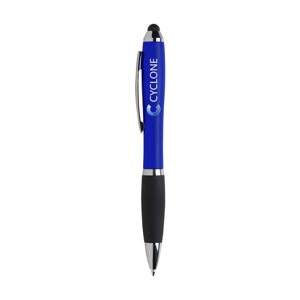 Athos Colour Touch stylus pennen - met logo of onbedrukt bestellen - Donkerblauw