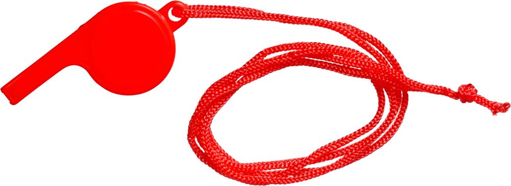 PS fluitje Josh - met logo of onbedrukt bestellen - rood