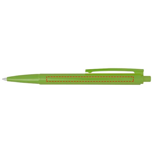 Elsa balpen van gerecycled plastic (zwarte inkt)