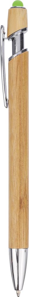 Bamboe balpen Darren - bedrukt of onbedrukt verkrijgbaar - Lime