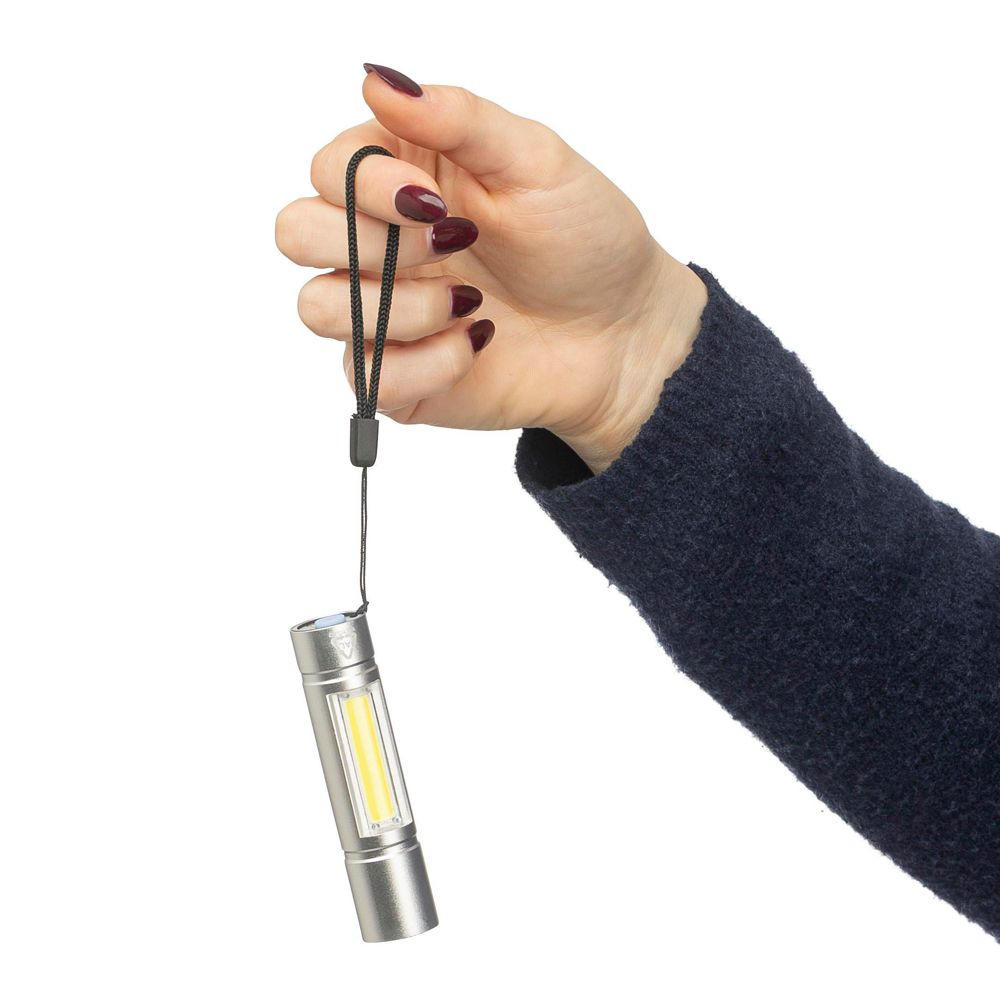 Gerecycled aluminium COB-zaklamp Sami