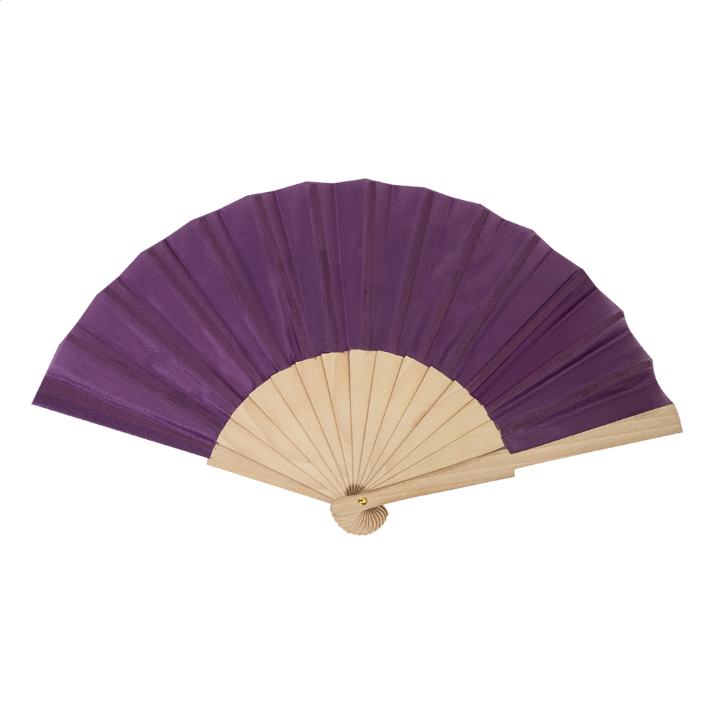 Solana - RPET handwaaier - voor bedrijven en relatiegeschenken - Paars