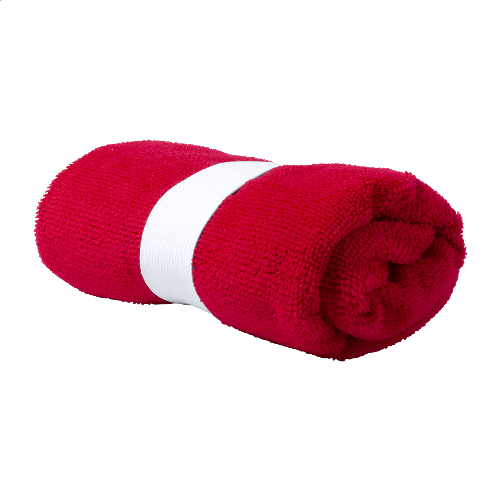 Athletic - absorberende handdoek - bedrukt of onbedrukt verkrijgbaar - Rood