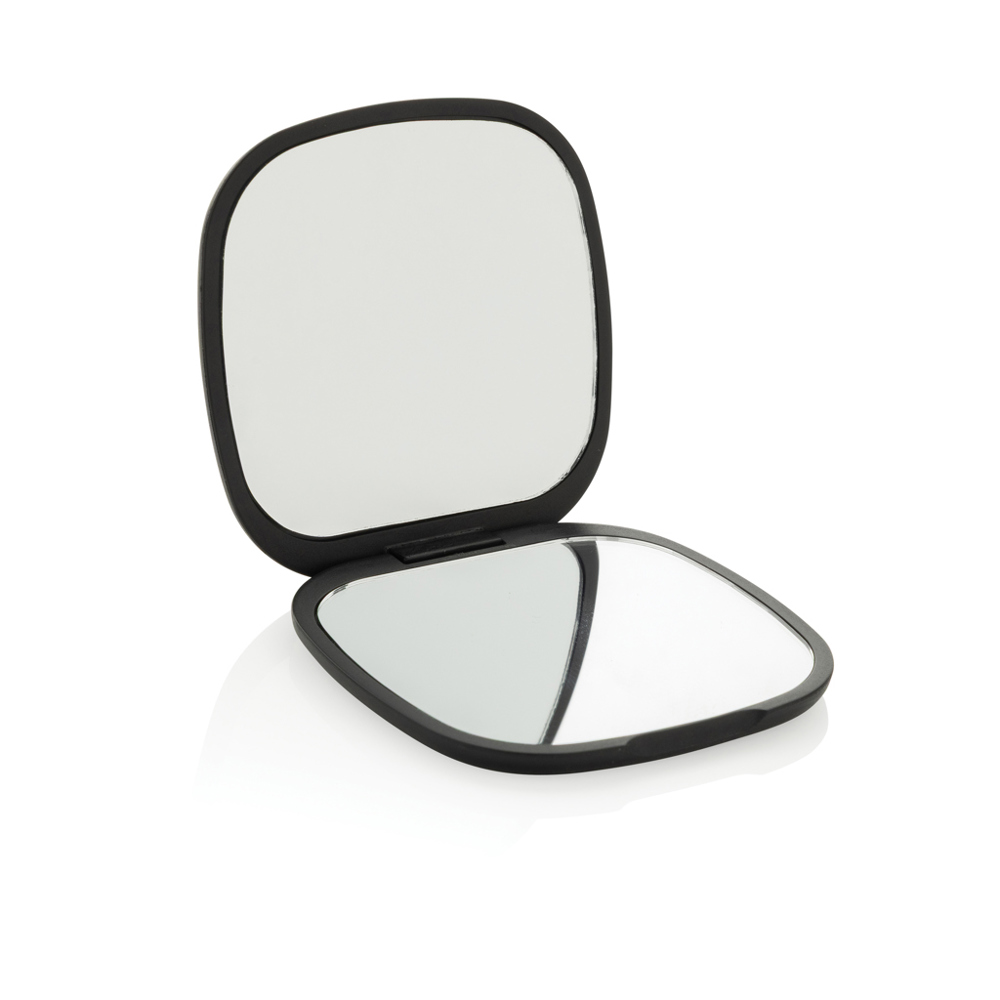 Reflecta RCS rplastic make-upspiegel - voor bedrijven en relatiegeschenken - zwart (± PMS Black)