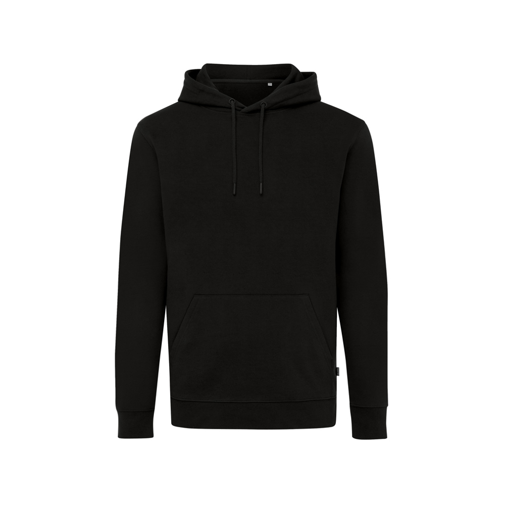 IQONIQ Jasper gerecycled katoen hoodie - kopen of bedrukken - zwart (± PMS Black)