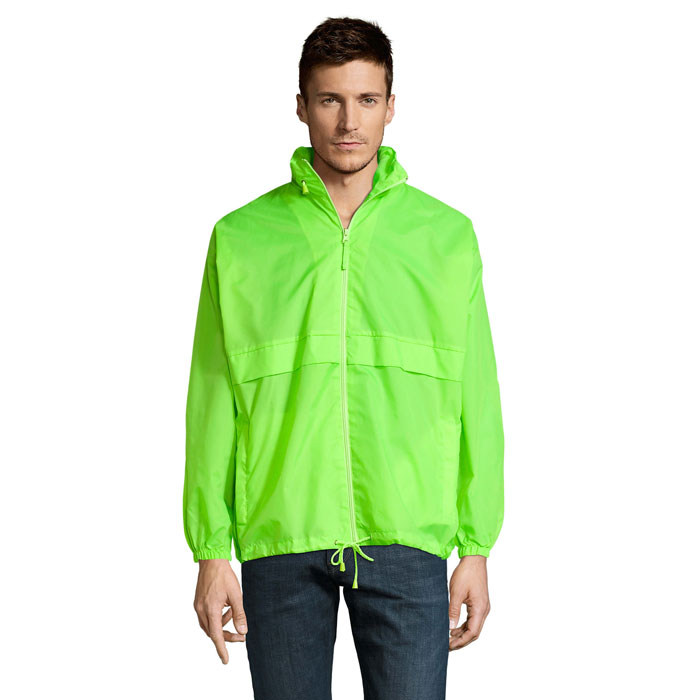 SURF - SURF Windjack Unisex - bedrukt of onbedrukt verkrijgbaar - Neon Lime