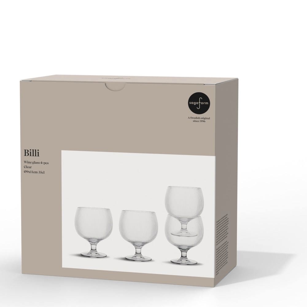 Billi wijnglas set van 4
