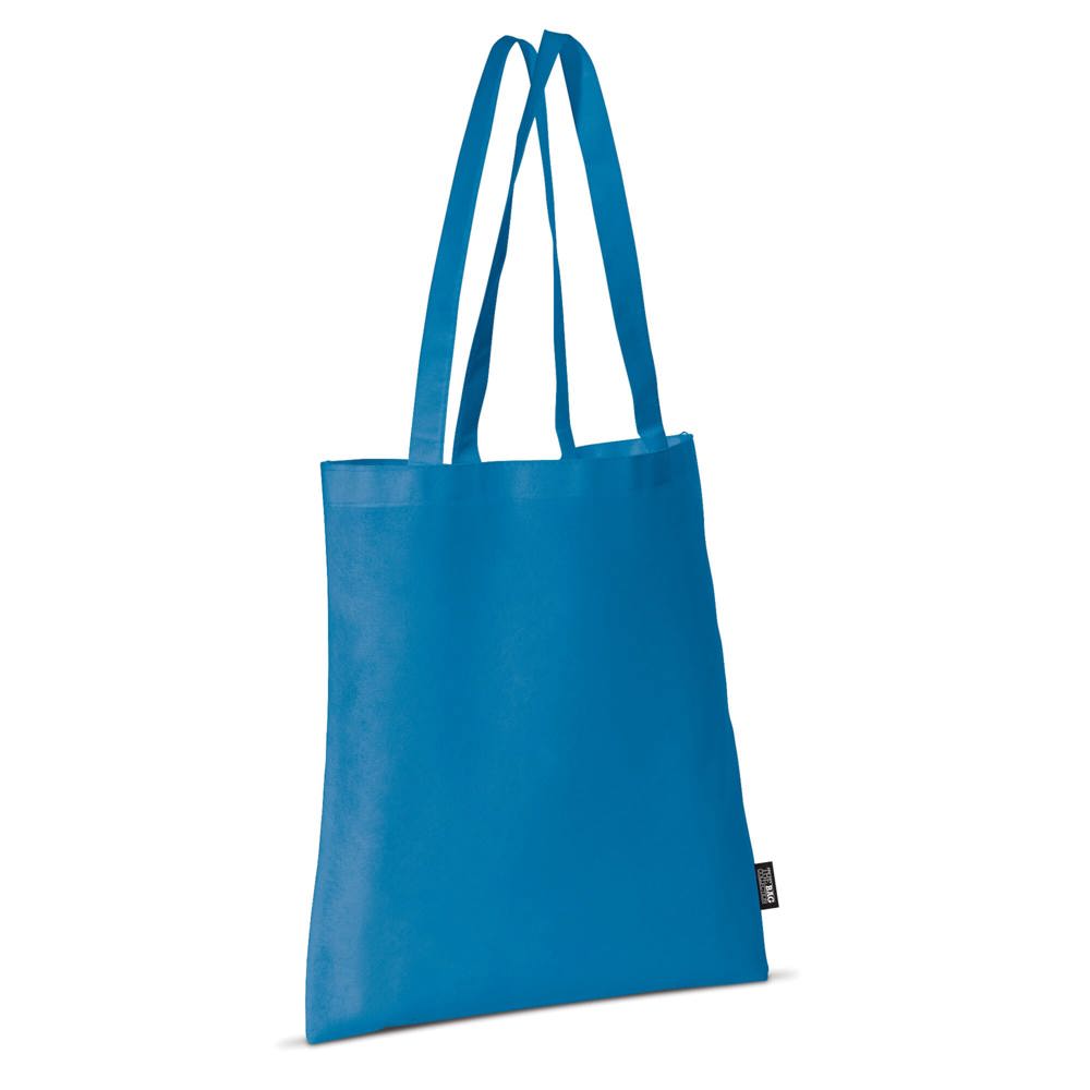 Schoudertas non-woven 75g/m² - bedrukt of onbedrukt verkrijgbaar - Blauw