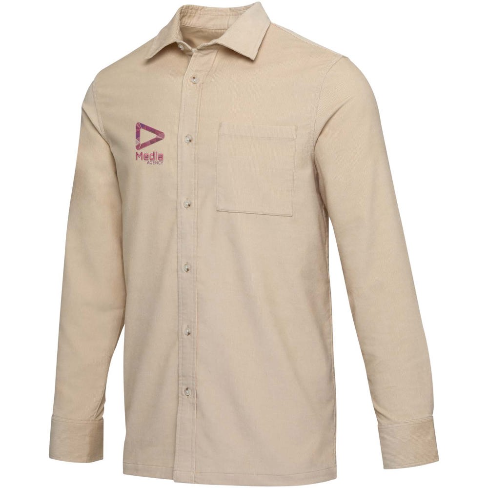 Alum corduroy unisex overhemd