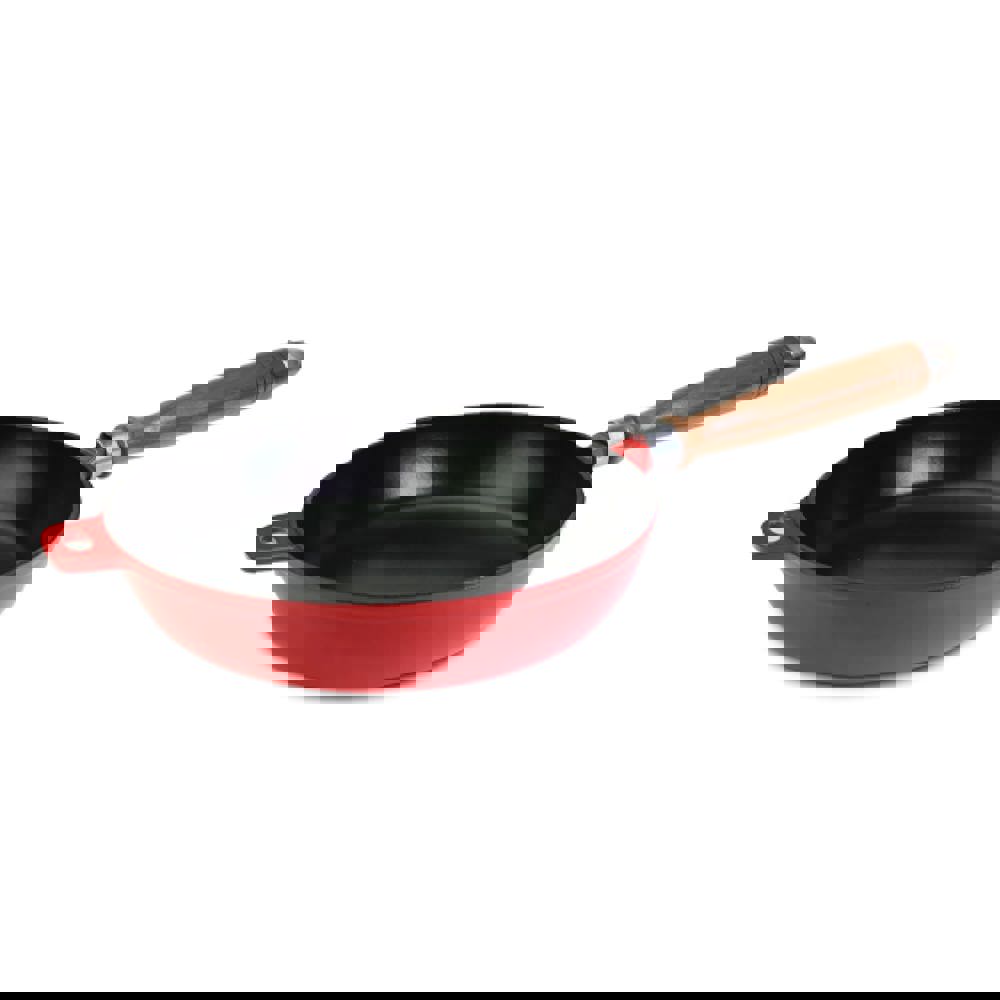 Orrefors Jernverk Koekenpan 26.5cm Gietijzer - voor bedrijven en relatiegeschenken - Rood