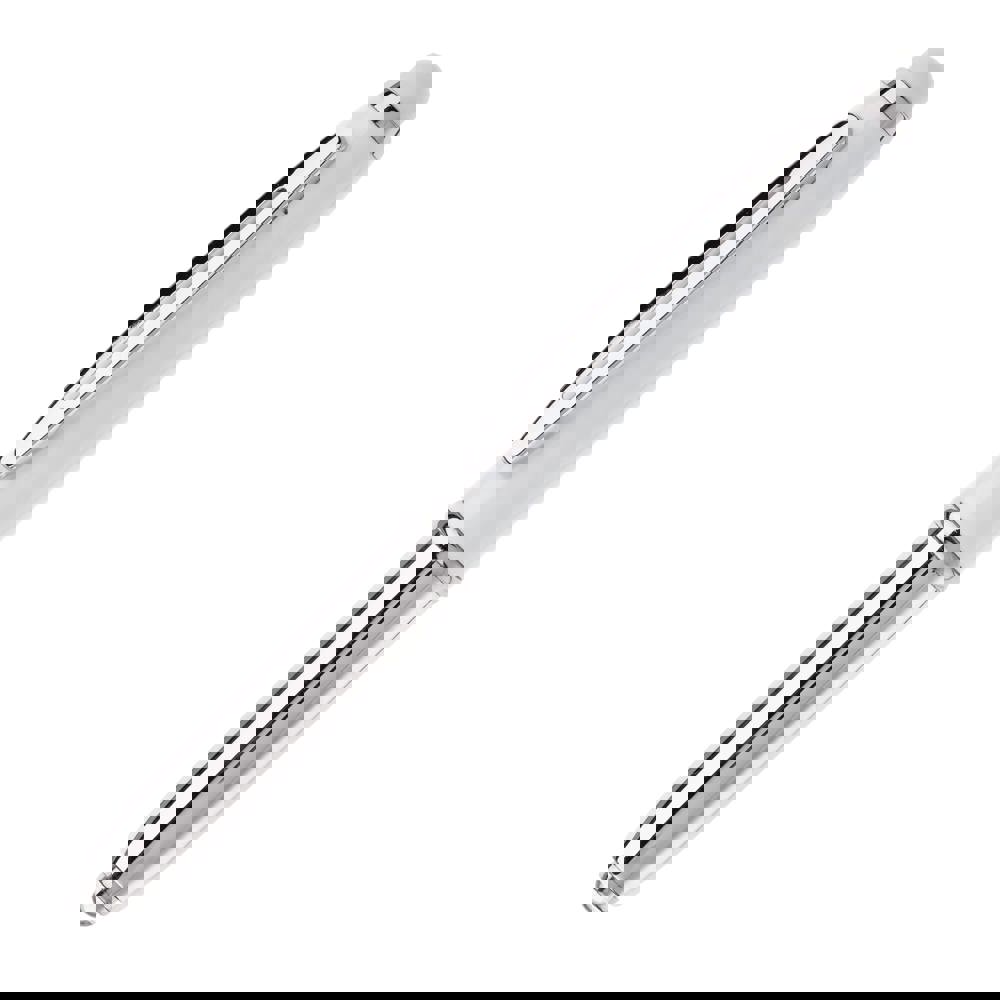 Balpen Shine stylus metaal - kopen of bedrukken - Wit