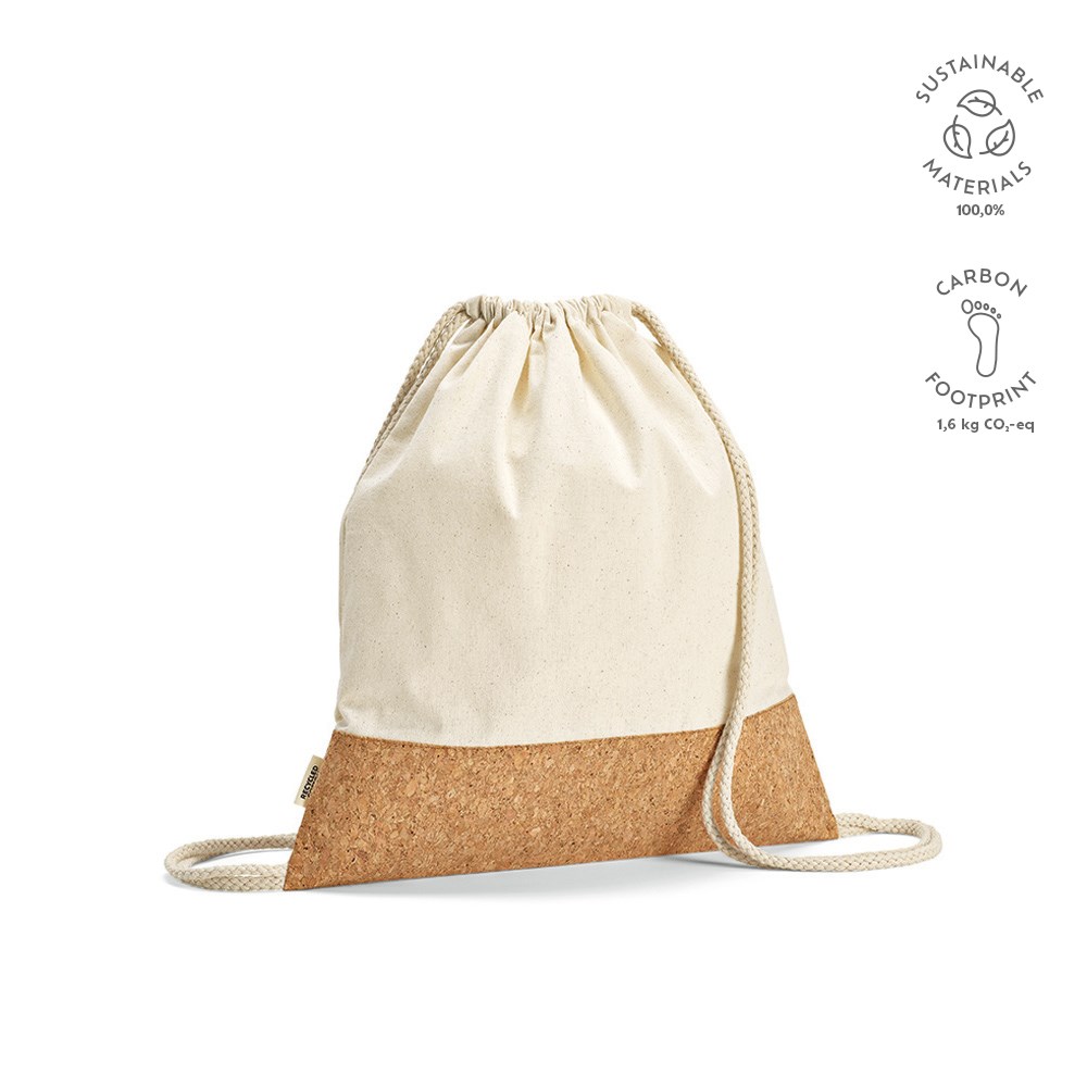 Orizaba boodschappentas gerecycled katoen 180 gsm - Natuurlijk - bedrukt of onbedrukt verkrijgbaar - natuurlijk