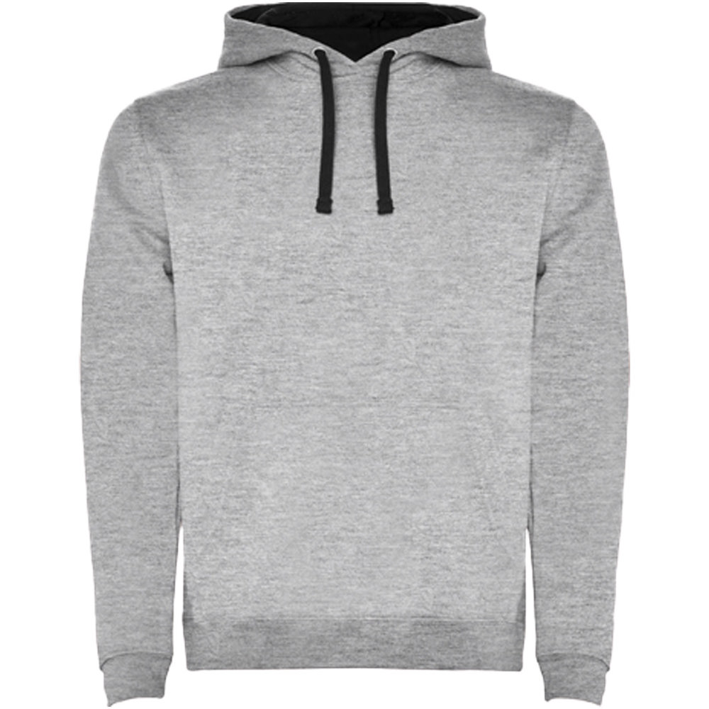 Urban hoodie voor heren - kopen of bedrukken - Gemêleerd grijs, Zwart
