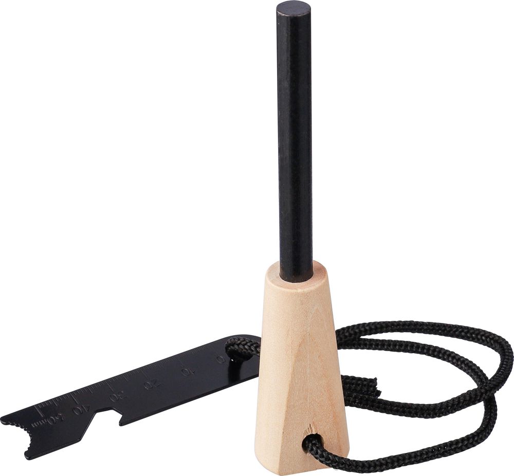 Roestvrijstalen vuurstarterstaaf Azra - met logo of onbedrukt bestellen