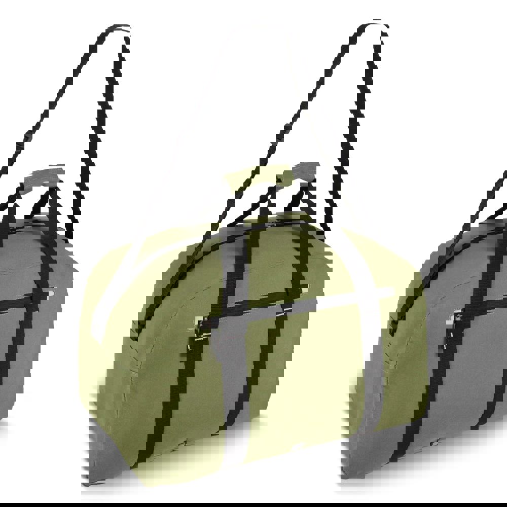 600D gerecycled PET Nevada sport- en reistas 53 x 27 x 30 cm 35 L - voor bedrijven en relatiegeschenken - olijfgroen