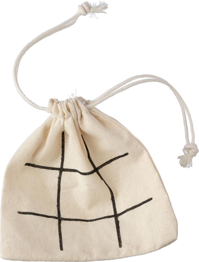 Natuurlijk houten tic-tac-toe spel Waltraud