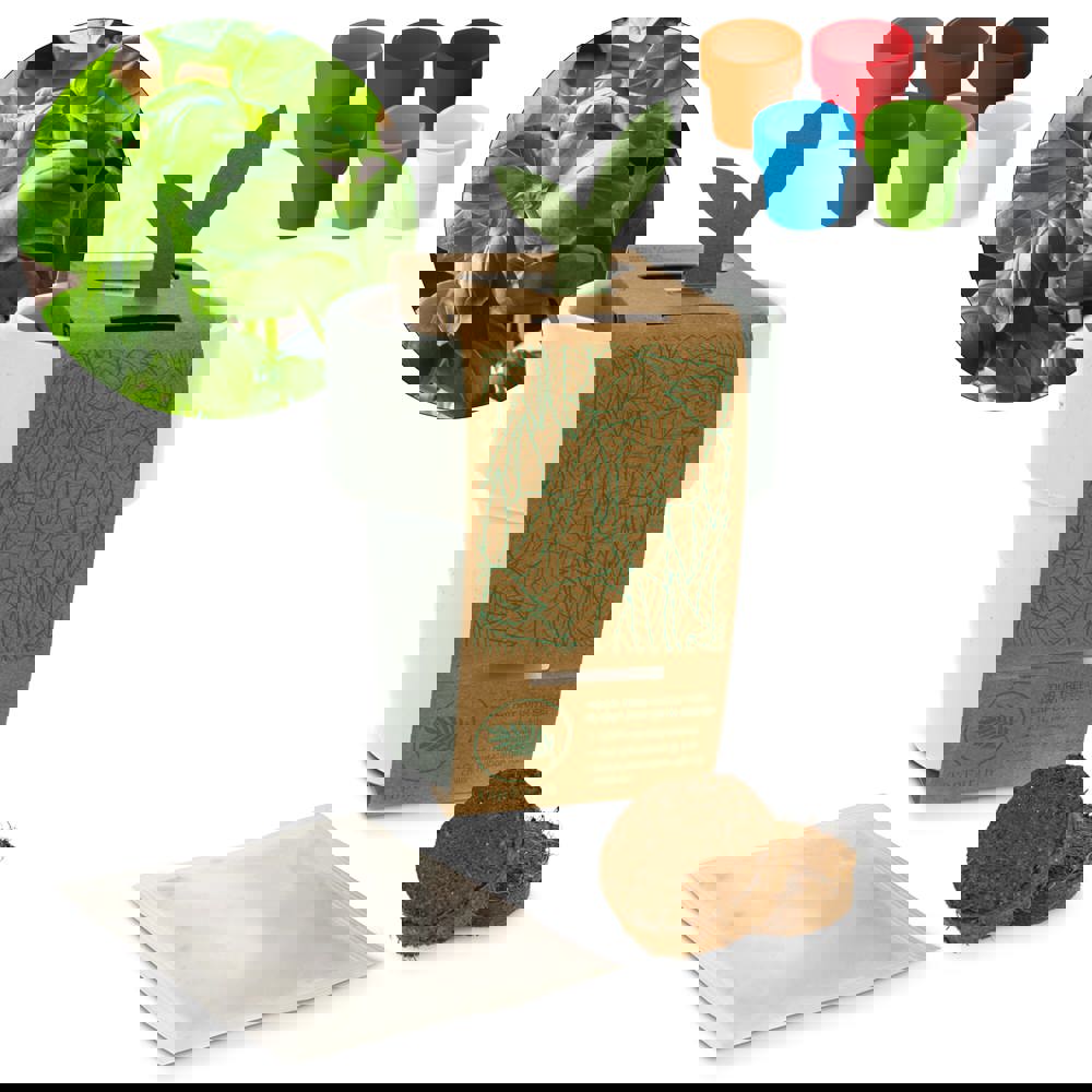 Hot-but-cool beker met basilicum zaadjes - kopen of bedrukken