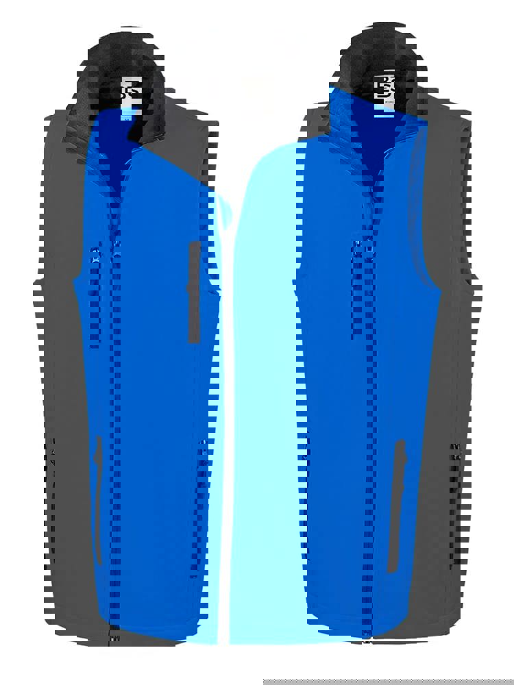 BS Traveller softshell bodywarmer, 275 gr/m² - kopen of bedrukken - Kobaltblauw (PMS 2145C)