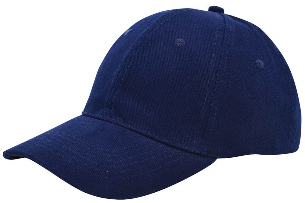 Brushed twill cap - bedrukt of onbedrukt verkrijgbaar - Navy (PMS 533c) / Navy