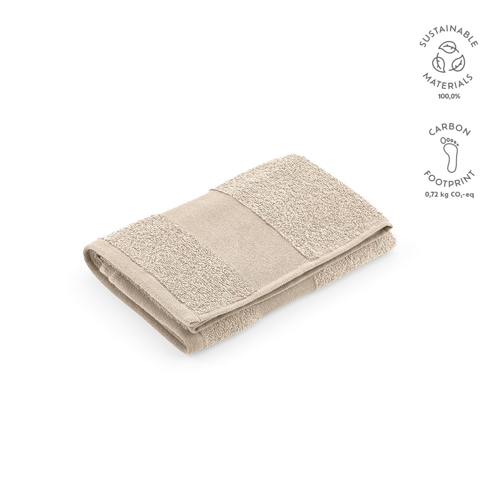 Donatello S Handdoek Gerecycled Katoen 370 grams EU - met logo of onbedrukt bestellen - Beige