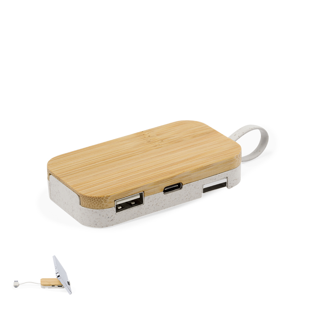 Houder USB Hub Flow - voor bedrijven en relatiegeschenken