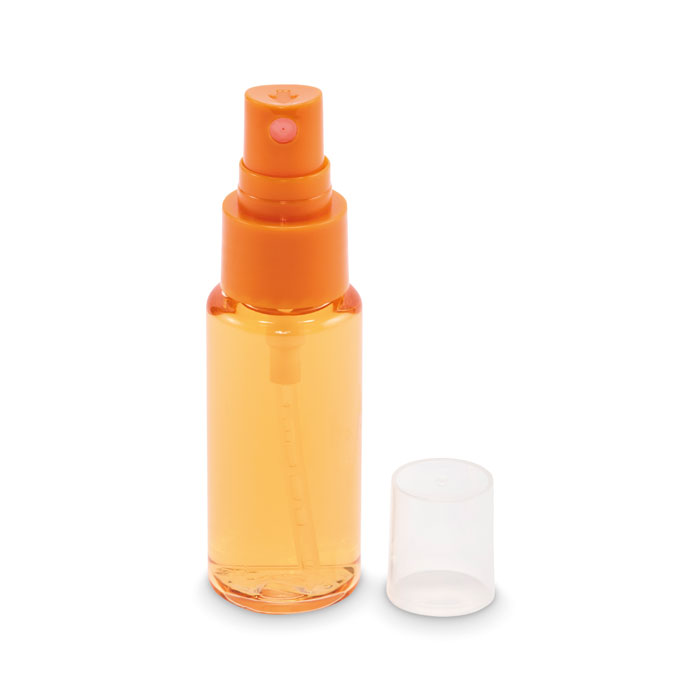 MIST - Bodymist spray 30ml - voor bedrijven en relatiegeschenken - transparant oranje