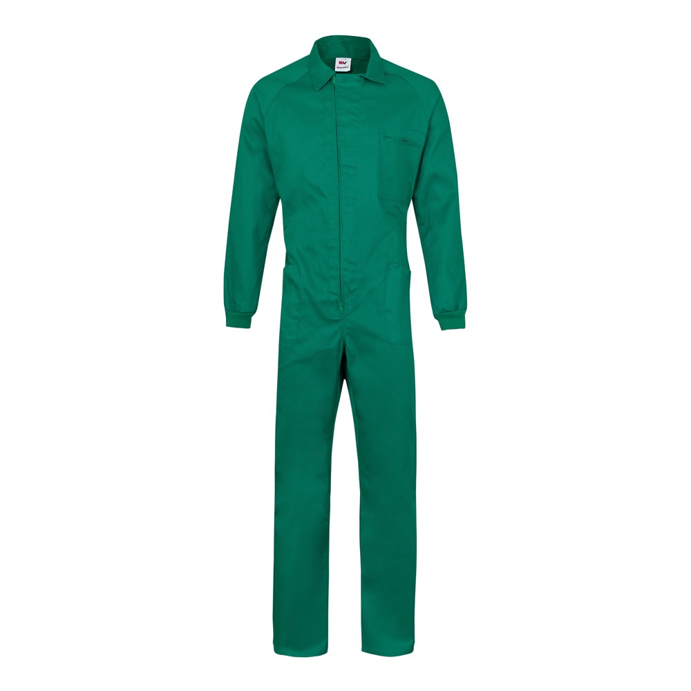 VL YAMA. Twill jumpsuit (200g/m²), van katoen (35%) en polyester (65%) - kopen of bedrukken - Groen