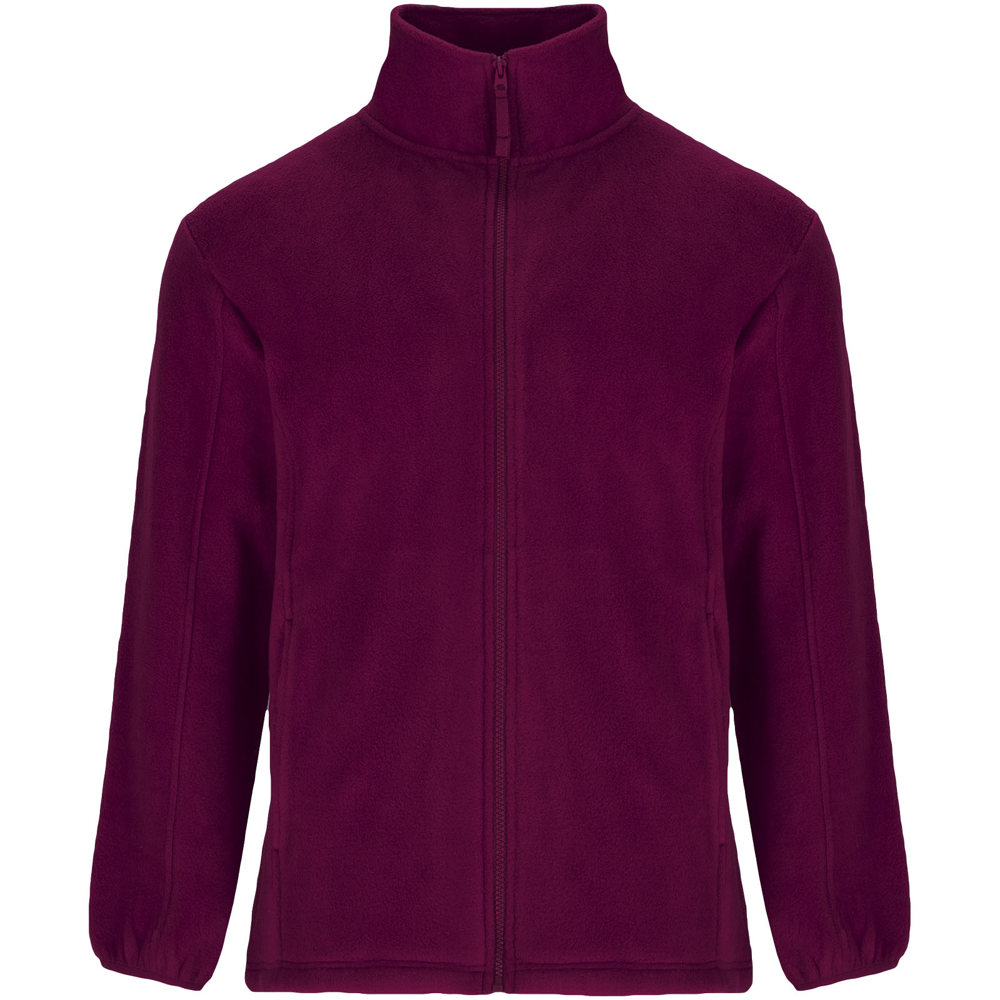 Artic fleece herenjack met volledige rits - voor bedrijven en relatiegeschenken - Granaat