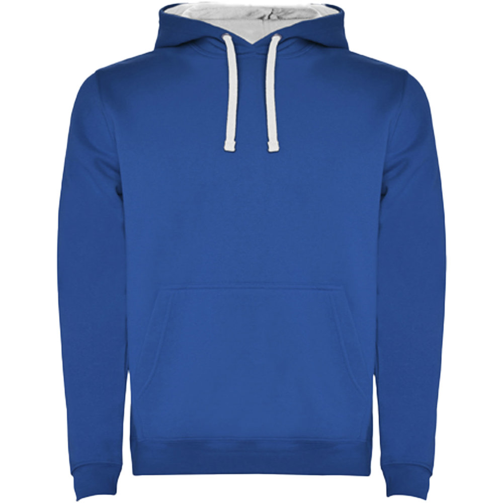 Urban hoodie voor heren - kopen of bedrukken - Koningsblauw, Wit