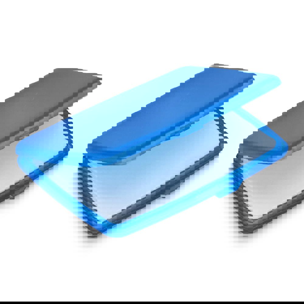 Washé zeepblaadjes - Ecru / Donkerblauw