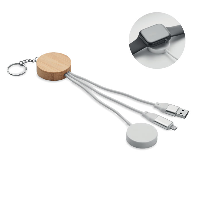BULE - Sleutelhanger met 4-in-1 60W ka - kopen of bedrukken - Wit