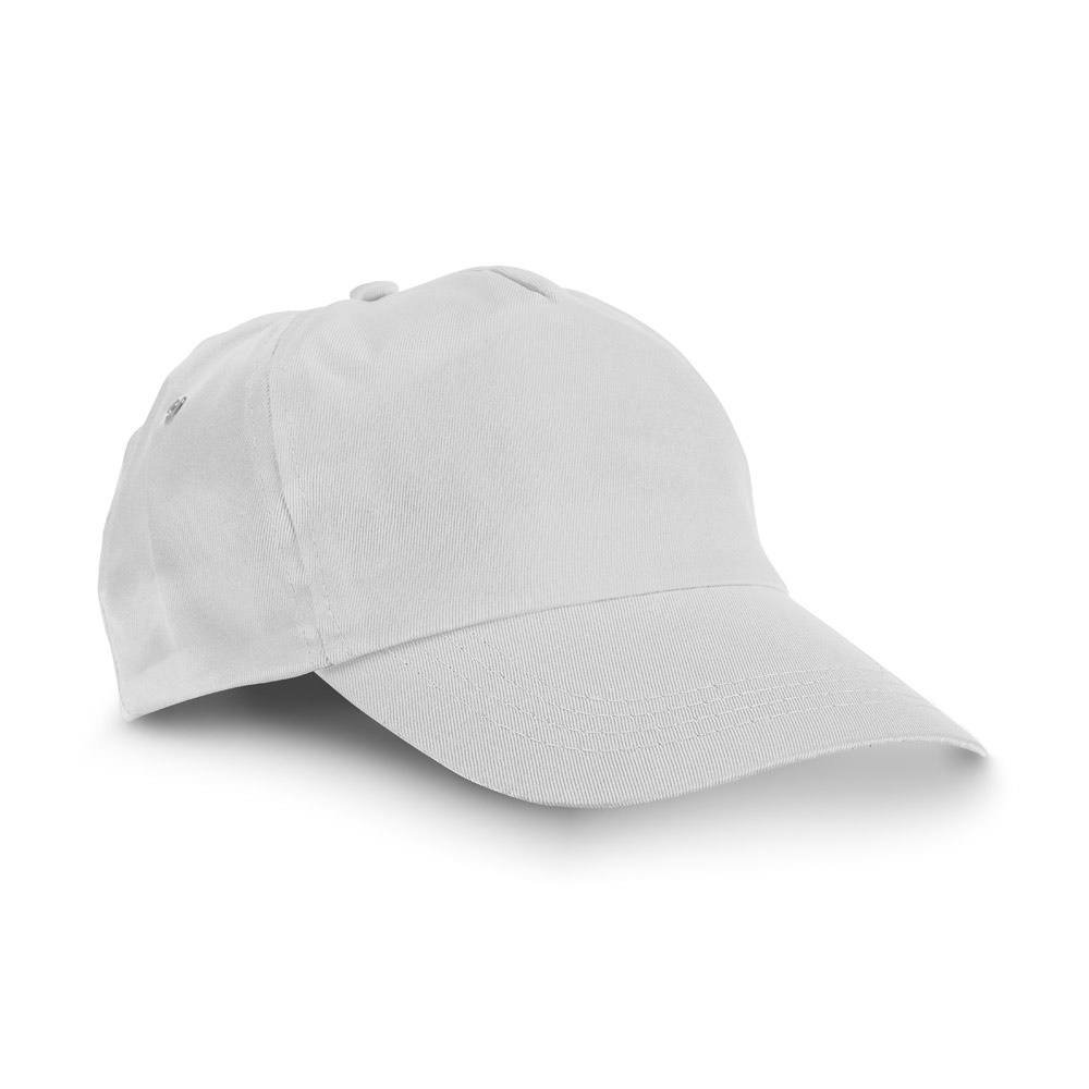 CAMPBEL. Polyester cap - kopen of bedrukken - Wit