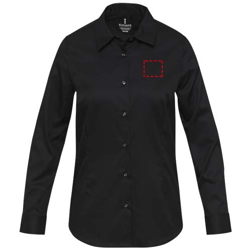 Citrine twill damesshirt