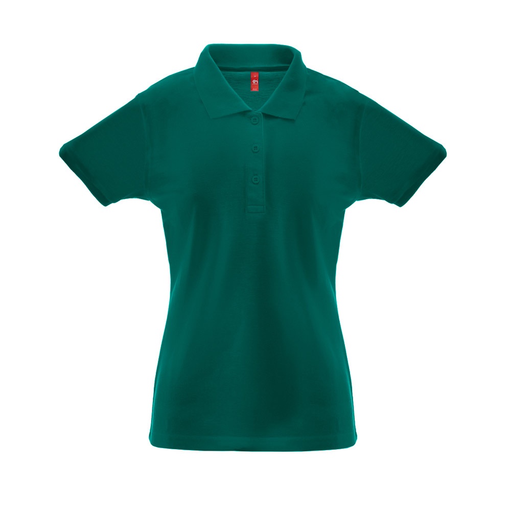 THC BERLIN WOMEN. Dames poloshirt - bedrukt of onbedrukt verkrijgbaar - donkergroen
