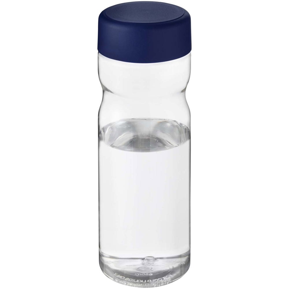 H2O Active® Eco Base 650 ml sportfles - met logo of onbedrukt bestellen - Transparent, Blauw