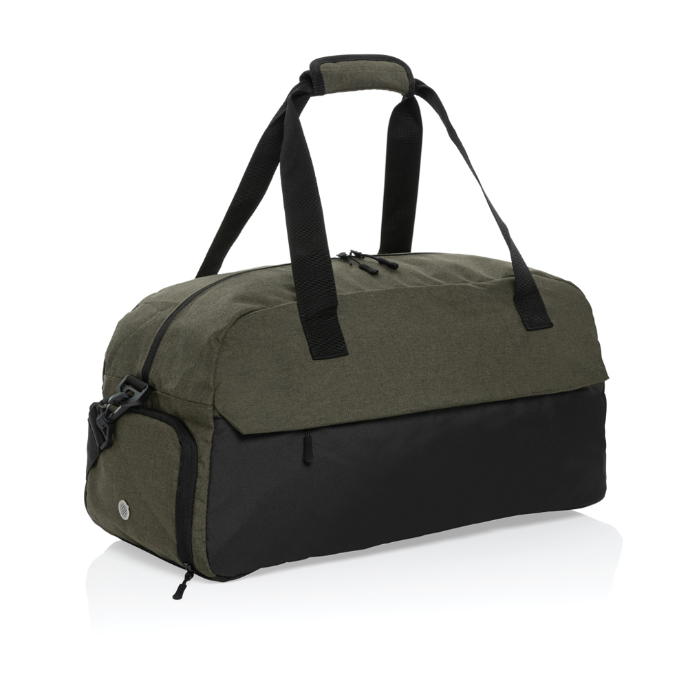 Kazu AWARE™ RPET basic weekendtas - voor bedrijven en relatiegeschenken - groen (± PMS Green)