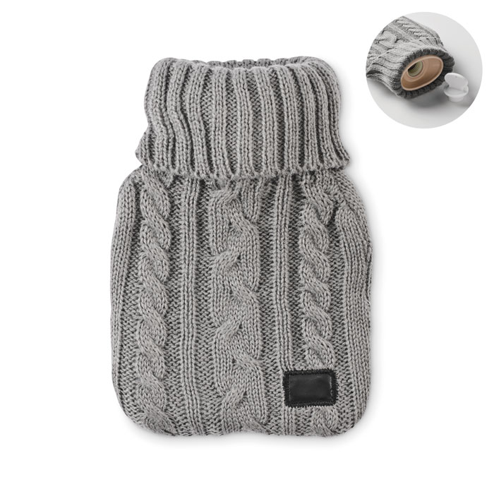 TOASTY - Warmwaterkruik 400ml - met logo of onbedrukt bestellen - grijs