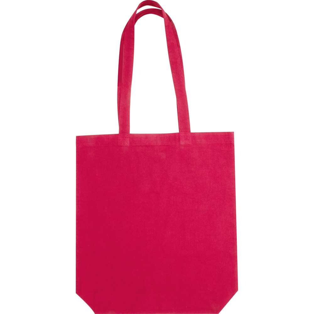Fairtrade katoenen tas met bodemvouw